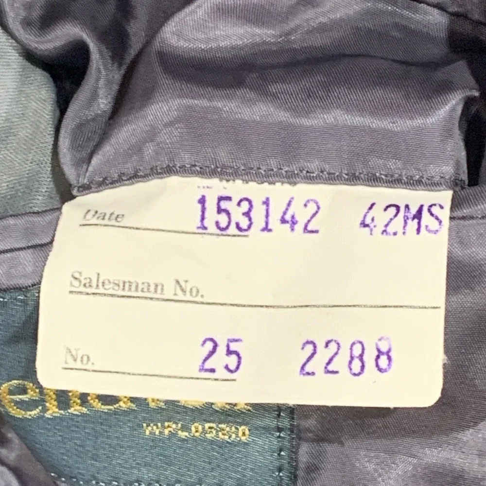 Vintage Stonehaven Pure Wool Gray Blazer Mens 42MS‎ Made in USA Sport Coat